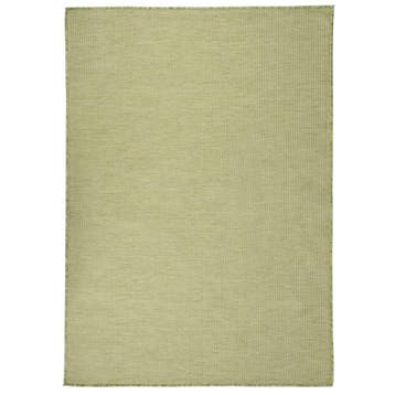vidaXL Buitenkleed platgeweven 200x280 cm groen, Verzenden, Nieuw, Groen
