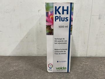 Veiling - 5x Velda waterverbetering 1000ml KH Plus, Nieuw