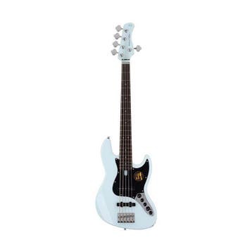 Sire V3+ 5/SB Marcus Miller 2nd Gen Basgitaar Sonic Blue, Ophalen of Verzenden, Nieuw