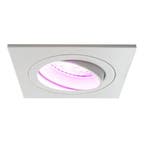 Zigbee smart Inbouwspot Wit 4.7W | Vierkant | 80 mm, Ophalen of Verzenden, Nieuw, Plafondspot of Wandspot, Led