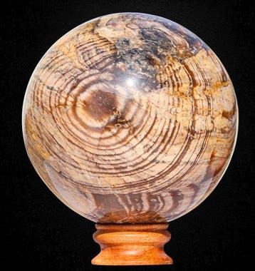 Museumkwaliteit 8,24 kg bruine aragonietkristalbol - Marokko