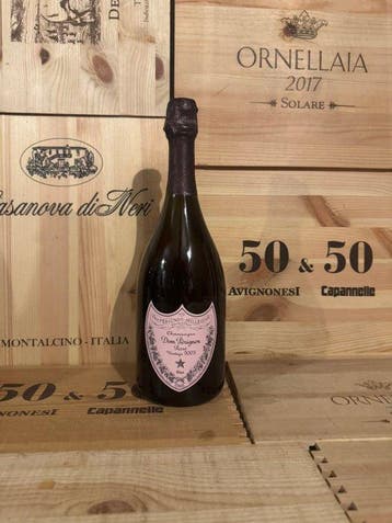 2003 Dom Pérignon, Vintage Rosé - Champagne Brut - 1 Fles, Verzamelen, Wijnen, Nieuw