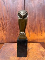 After C. Coenraad - sculptuur, Chouette / Uil (Owl) Art Deco, Antiek en Kunst