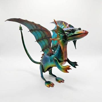 Dragon - Beeldje - Staal
