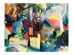 Kunstdruk August Macke - Landschaft 60x80cm, Verzenden, Nieuw
