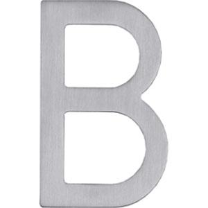 Intersteel huisletter B 100mm rvs, Doe-het-zelf en Verbouw, Hang- en Sluitwerk, Verzenden, Nieuw