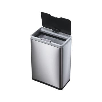 EKO Mirage Sensor Bin 45 ltr - Mat RVS/Zwart, Verzenden, Nieuw