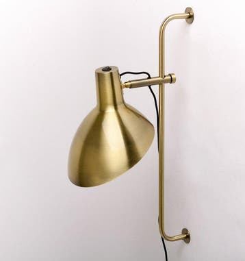 Wandlamp - Metropole Grande Brass - Metaal, Antiek en Kunst