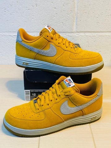 Nike - Lunar Force 1 Reflect Gold Silver P46 - Sneakers -, Nieuw