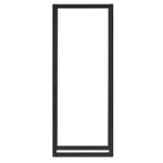 Stalen brandhout rek houtopslag 50x150x25 cm zwart, Tuin en Terras, Haardhout, Verzenden