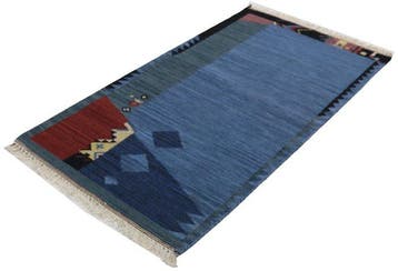 Kelim - Vloerkleed - 160 cm - 90 cm - Naturfarben, Nieuw