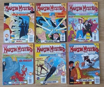 Martin Mystère - T16 à T21 - Turkish edition - 6 Comic, Nieuw