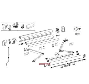 Thule Lead Rail 5200 3.75 Antraciet, Ophalen of Verzenden, Nieuw, Thule