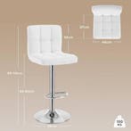 24goodz Barkruk met Rugleuning - Comfortabele Ergonomie - Ro, Huis en Inrichting, Barkrukken, Verzenden, Nieuw