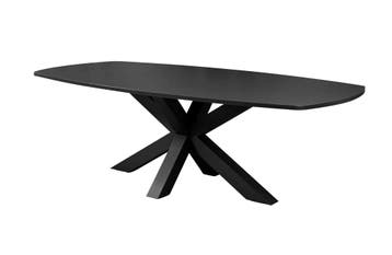 Deens ovaal vergadertafel 240 x 120/90 matrix poot, Nieuw in verpakking