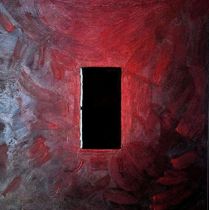 Maria Ruisi - Crimson Portal, Antiek en Kunst, Kunst | Designobjecten