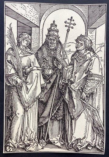 Albrecht Durer (1471-1528), after - St Stephen, St Sixtus,