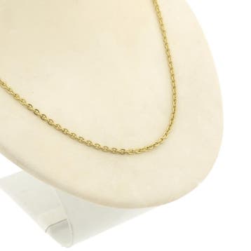 Gouden ankerschakel ketting, Ophalen of Verzenden, Gebruikt, Goud, Goud