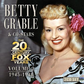 cd - betty grable - 20TH CENTURY FOX YEARS VOLUME 2: 1945..., Verzenden, Zo goed als nieuw
