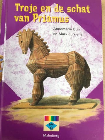 Troje en de schat van Priamus groep 5 en 6 leesboekje, Verzenden, Gelezen, D. Loeve