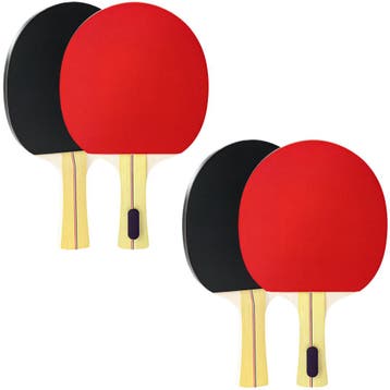 SPORTNOW Tafeltennisbatje Tafeltennis Set Met 4 Tafeltennisb, Verzenden, Nieuw