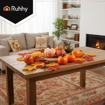 Ruhhy herfstdecoratie 50-delig – pompoenen, eikeltjes en.., Ophalen of Verzenden, Nieuw