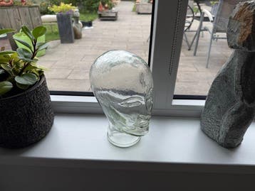 Mannequin - Space Age stijl - glazen hoofden - jaren 70 -