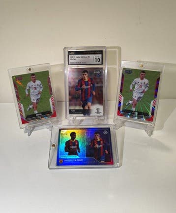 2020 Topps Score, Topps Pedri Parallel card, Numbered, Nieuw