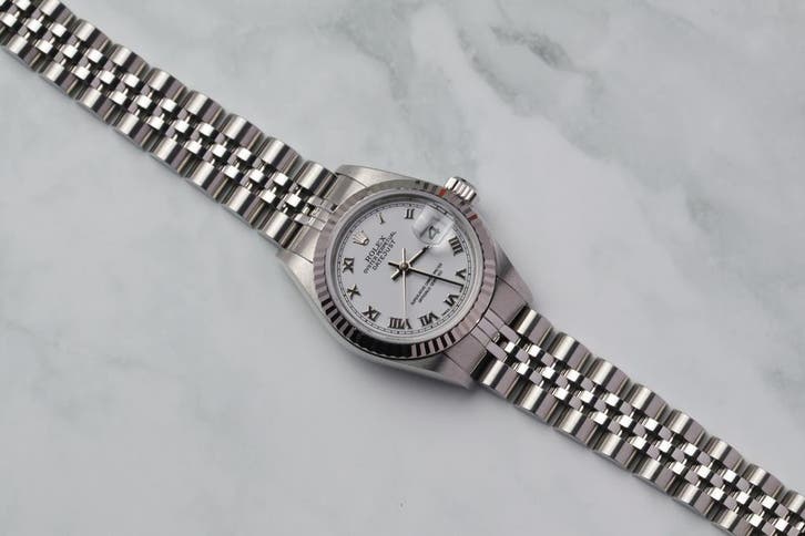 Rolex Lady-Datejust 79174 – 26mm – 2002 – full set, Sieraden, Tassen en Uiterlijk, Horloges | Dames, Staal, Gebruikt, Staal, Rolex