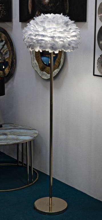 VLOERLAMP VEREN SLANK GRIJS CM Ø 43X170, Ophalen of Verzenden, Nieuw