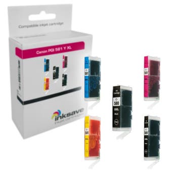 Canon 580/581 XL Multipack HUISMERK (Canon inktcartridge), Ophalen of Verzenden, Nieuw, Canon
