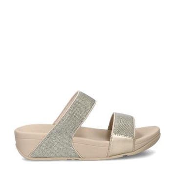 Fitflop Lula Shimmerglitz slippers voor dames in het Goud, Slippers, Overige kleuren, Verzenden, Nieuw