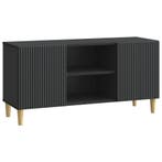 vidaXL TV-kast Zwart 102 x 34,5 x 50 cm Bewerkt hout, Minder dan 50 cm, Verzenden, Nieuw, Minder dan 100 cm