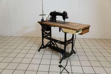 Vintage Singer Industriële Naaimachine, Ophalen of Verzenden, Nieuw