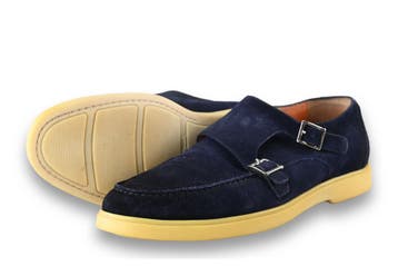 Santoni Nette schoenen in maat 43½ Blauw, Overige typen, Zo goed als nieuw, Santoni, Verzenden