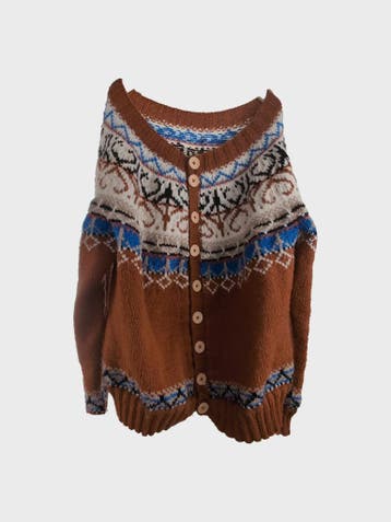 Unbranded Trui Dames maat XL Bruin Vintage, Bruin, Maat 46/48 (XL) of groter, Ophalen of Verzenden, Zo goed als nieuw