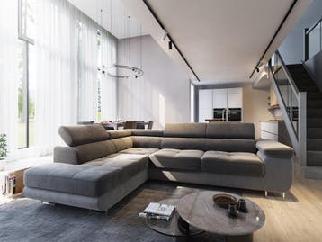 *ACTIE* Slaapbank compleet vanaf €399,- Incl. opbergruimte!, 200 cm, Nieuw, Tweepersoons, Blauw
