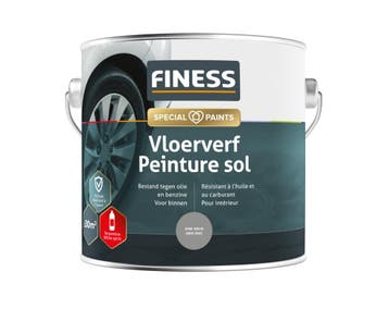 Finess Finess vloerverf 2,5 liter, antraciet, Doe-het-zelf en Verbouw, Verzenden, Nieuw