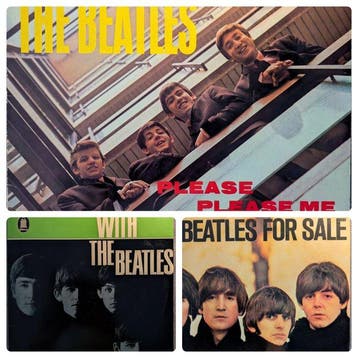 Beatles - 3 vinyl records - LPs - Please Please Me - With, Nieuw in verpakking