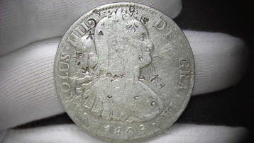 Spanje. Carlos IV. 8 Reales 1806 Mexico T.H. Resellos