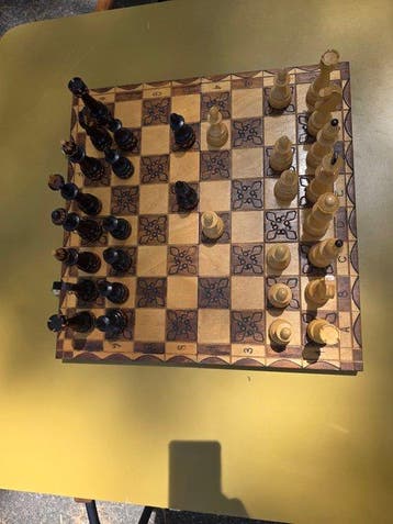 Schaakspel - Hout, Antiek en Kunst