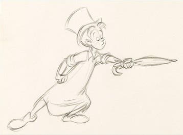 Walt Disney - John Darling Animatietekening - Peter Pan, Nieuw
