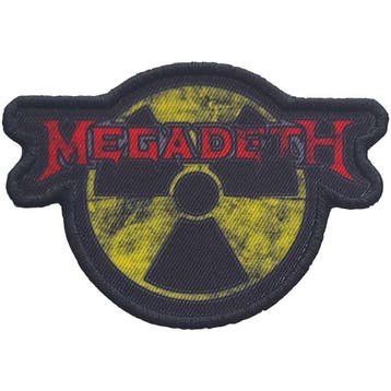 Megadeth - Hazard Logo - patch officiële merchandise, Ophalen of Verzenden, Nieuw, Gebruiksvoorwerp