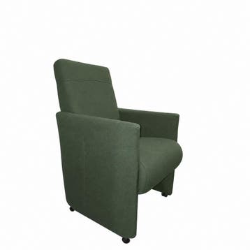 Eetkamerstoel Rob - eetkamerstoelen - Groen, Nieuw, Stof