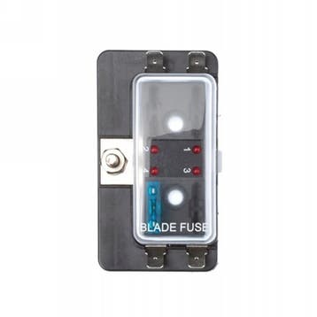 Zekering distributie 4 met led signalering / opbouw, Ophalen of Verzenden, Nieuw