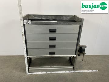 Aluca bedrijfswageninrichting 1010x420x1095mm (3132), Ophalen of Verzenden