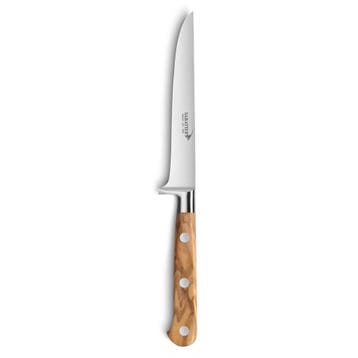 Déglon Uitbeenmes – Gesmeed Lemmet – Olijfhouten Heft, Ophalen of Verzenden, Nieuw, Hout
