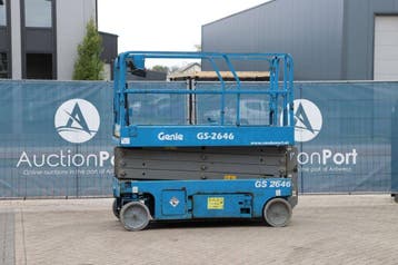Veiling: Schaarlift Genie GS-2646 Elektrisch 10m 2014, Ophalen
