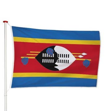 Swazische Vlag 40x60cm, Verzenden, Nieuw
