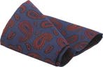 Suitable Zijde Pochet Paisley Navy maat one size Heren, Verzenden, Nieuw, Blauw, Suitable